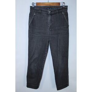 Agnes b. Women's Size 36x24 Black Cropped Jeans